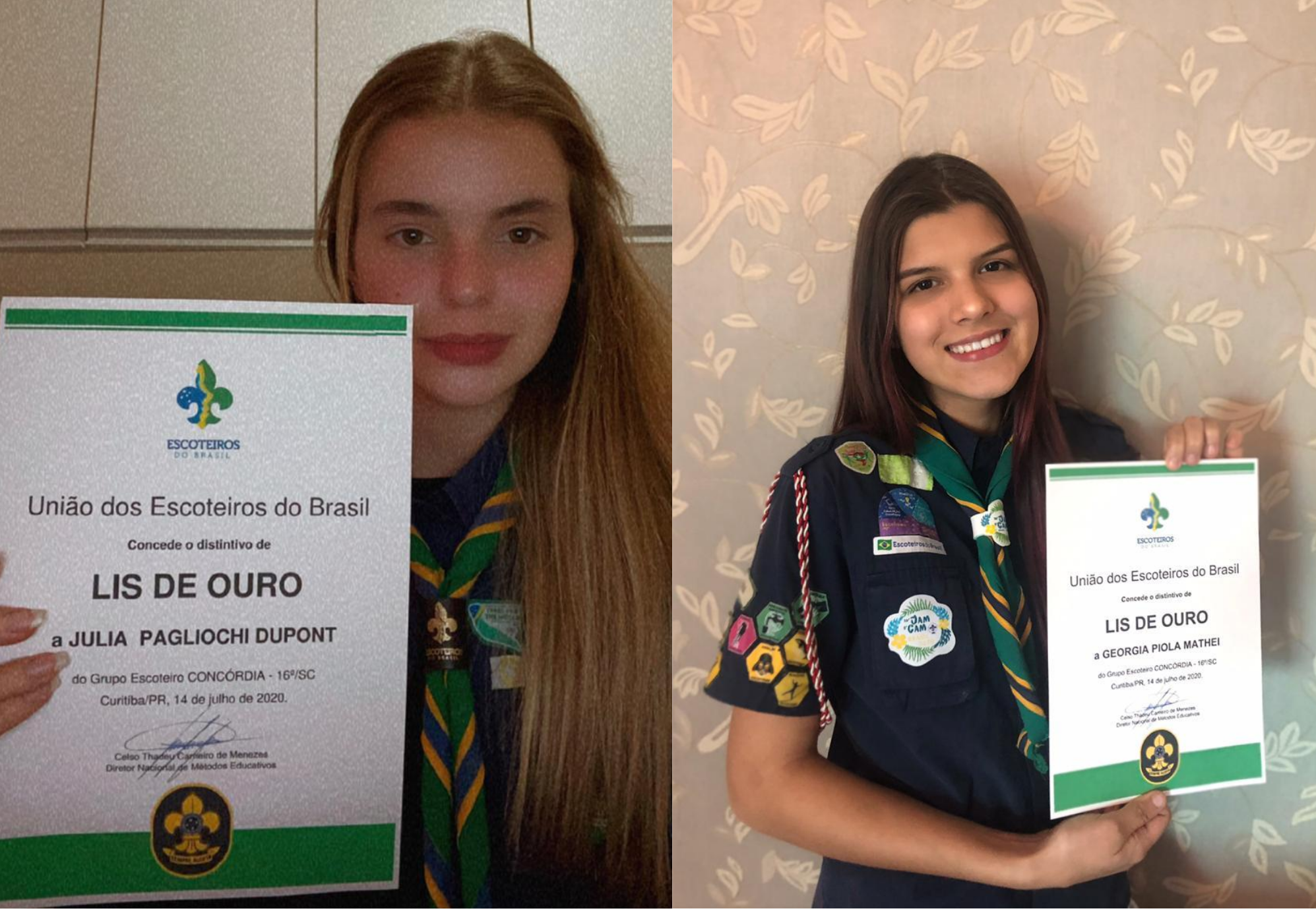 COLÉGIO ESCOTECO: Equipe Escoteco parabeniza os alunos que receberam as  Patinhas Douradas